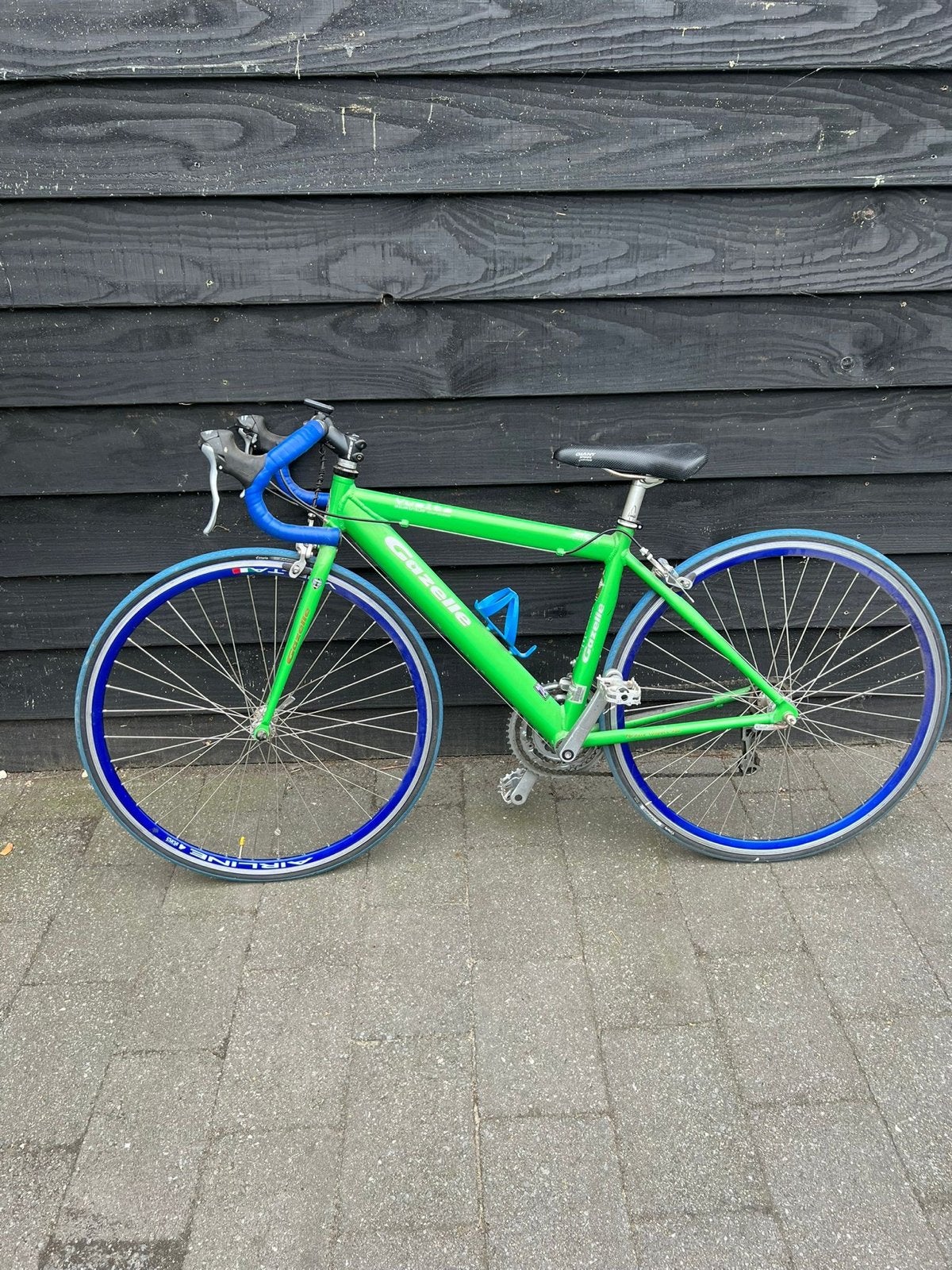 Gazelle Vuelta Racefiets - Groen met Blauwe Accent, Fietsen en Brommers, 28 inch, Gebruikt, Aluminium, Ophalen of Verzenden