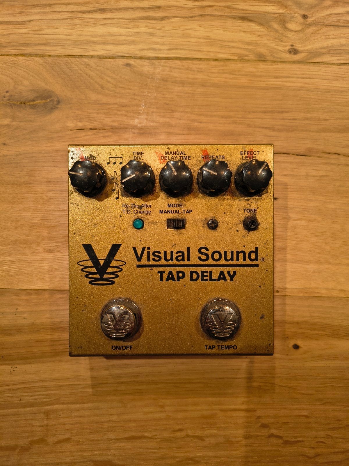 Visual Sound Tap Delay gitaarpedaal, Muziek en Instrumenten, Ophalen of Verzenden, Gebruikt, Delay of Echo