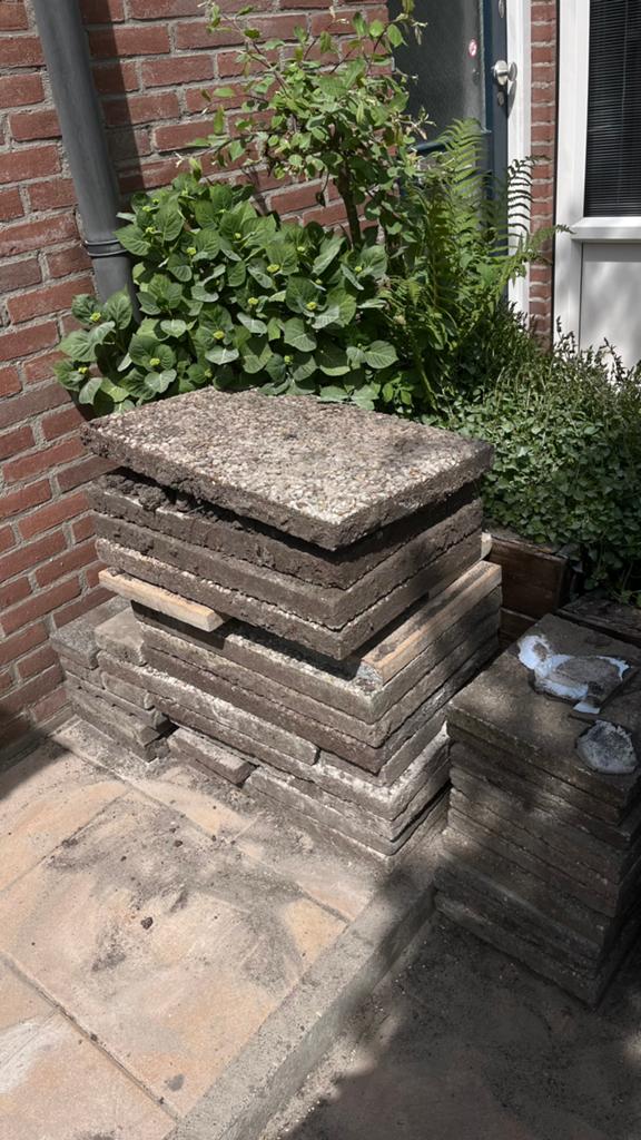 Tegels, Tuin en Terras, Tegels en Klinkers, Ophalen of Verzenden, Zo goed als nieuw, Beton, Terrastegels