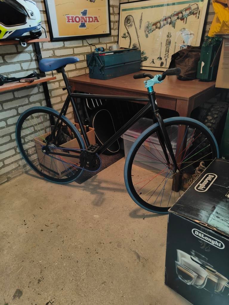 Fixie/Singlespeed Terugtraprem, Terugtraprem, Gebruikt, 53 tot 57 cm, Ophalen