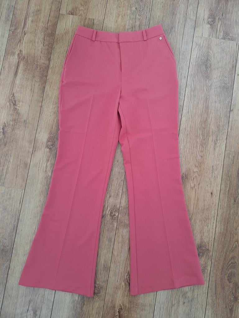 Koraalrode flared broek Costes maat S, Nieuw, Ophalen of Verzenden, Costes, Maat 36 (S)