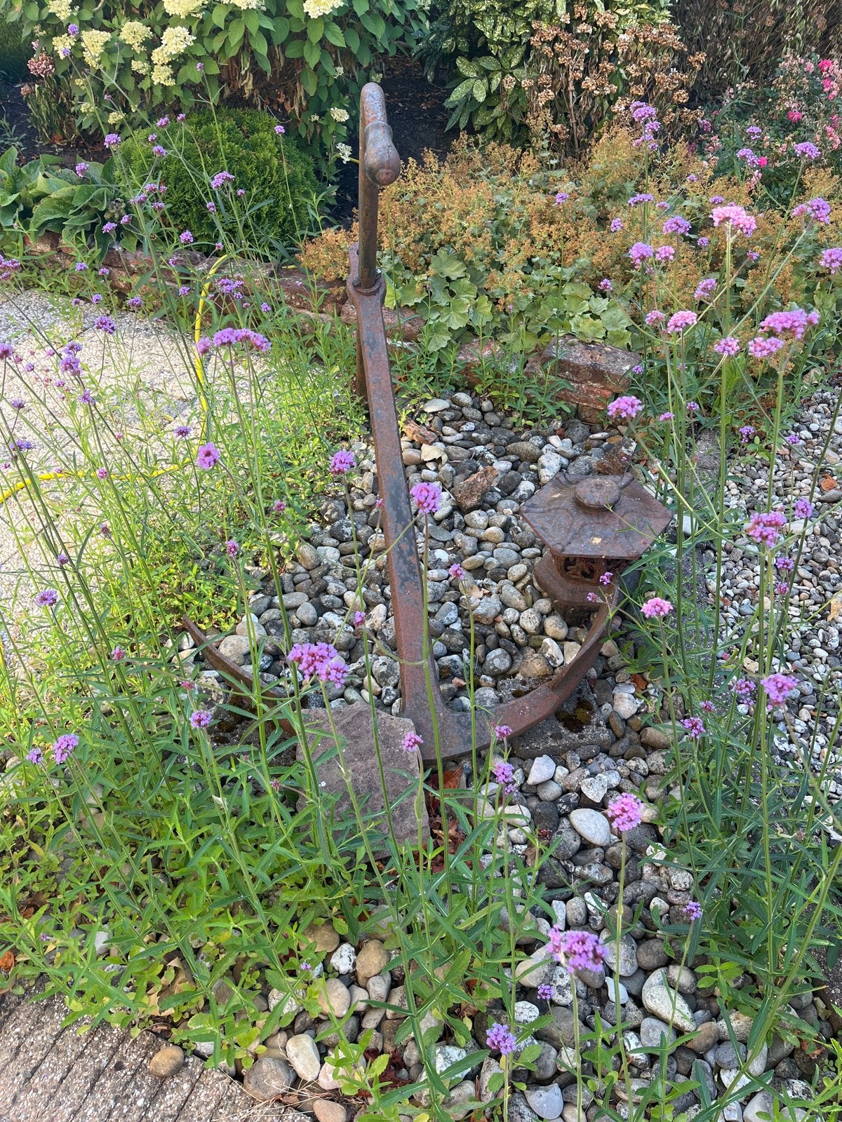 Decoratieve roestige anker voor tuin of interieur, Ophalen