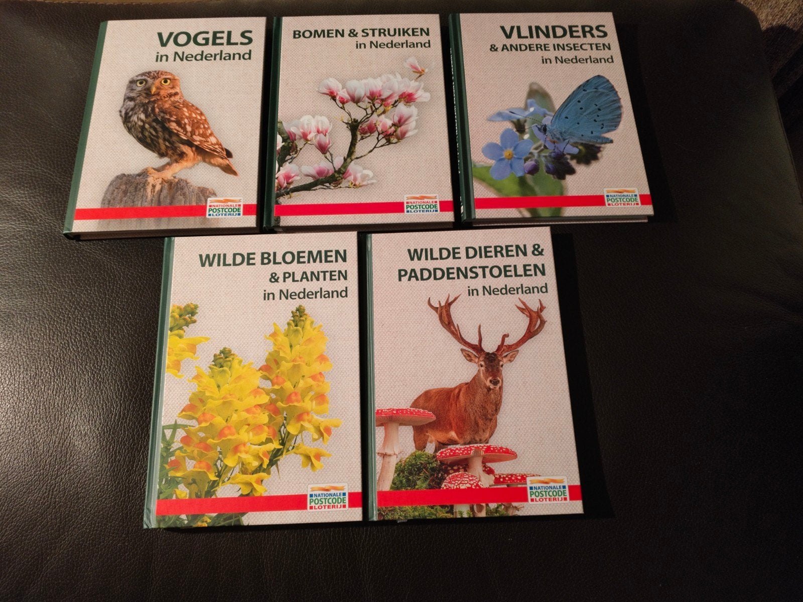 Natuurboeken van de Postcodeloterij, 5 voor €20, €5 per stuk, Boeken, Ophalen of Verzenden, Nieuw