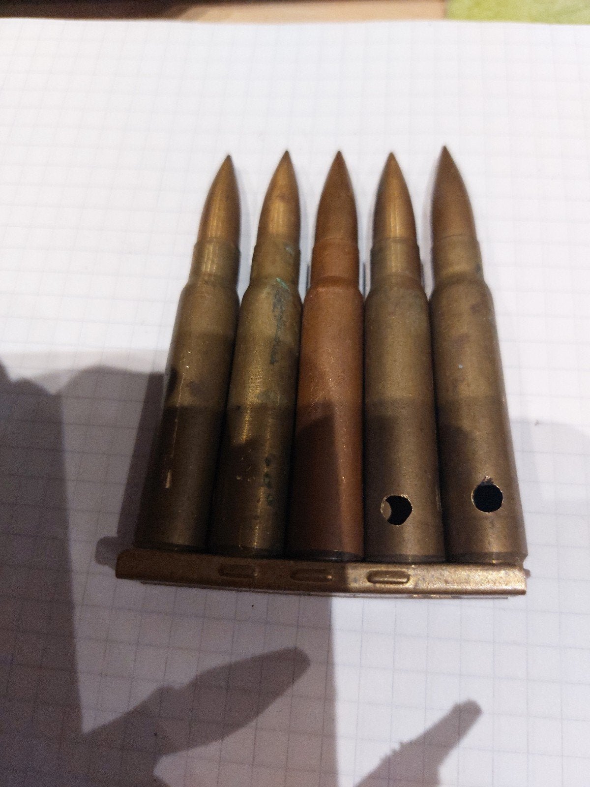 Mauser 7.92 clip 1918, Verzamelen, Ophalen of Verzenden, Landmacht, Nederland, Hulzen of Bodemvondsten