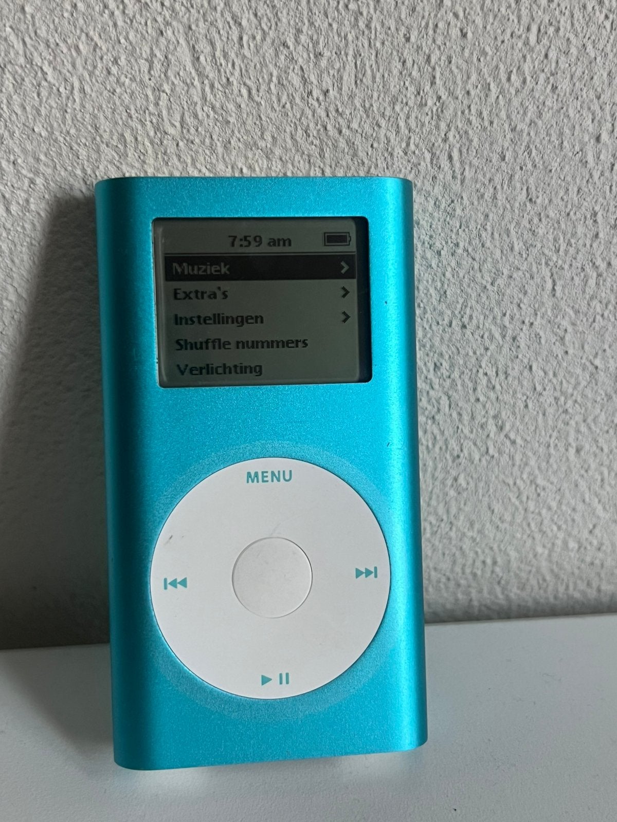 Apple iPod mini 4GB blauw - incl originele oplader, Ophalen, Gebruikt, Mini, Blauw