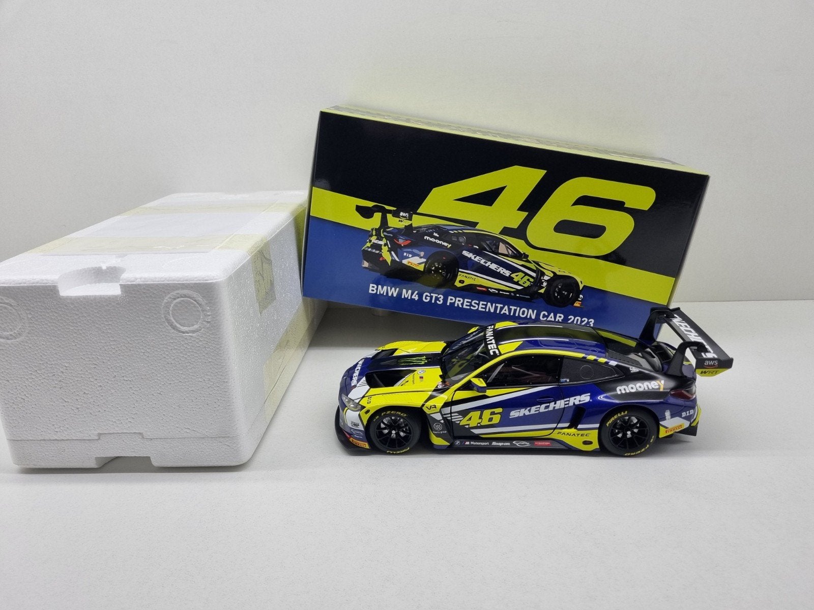 Minichamps
Bmw M4 GT3
#46 Valentino Rossi Team WRT 1:18 Nieu, Ophalen of Verzenden, Nieuw, Auto, MiniChamps