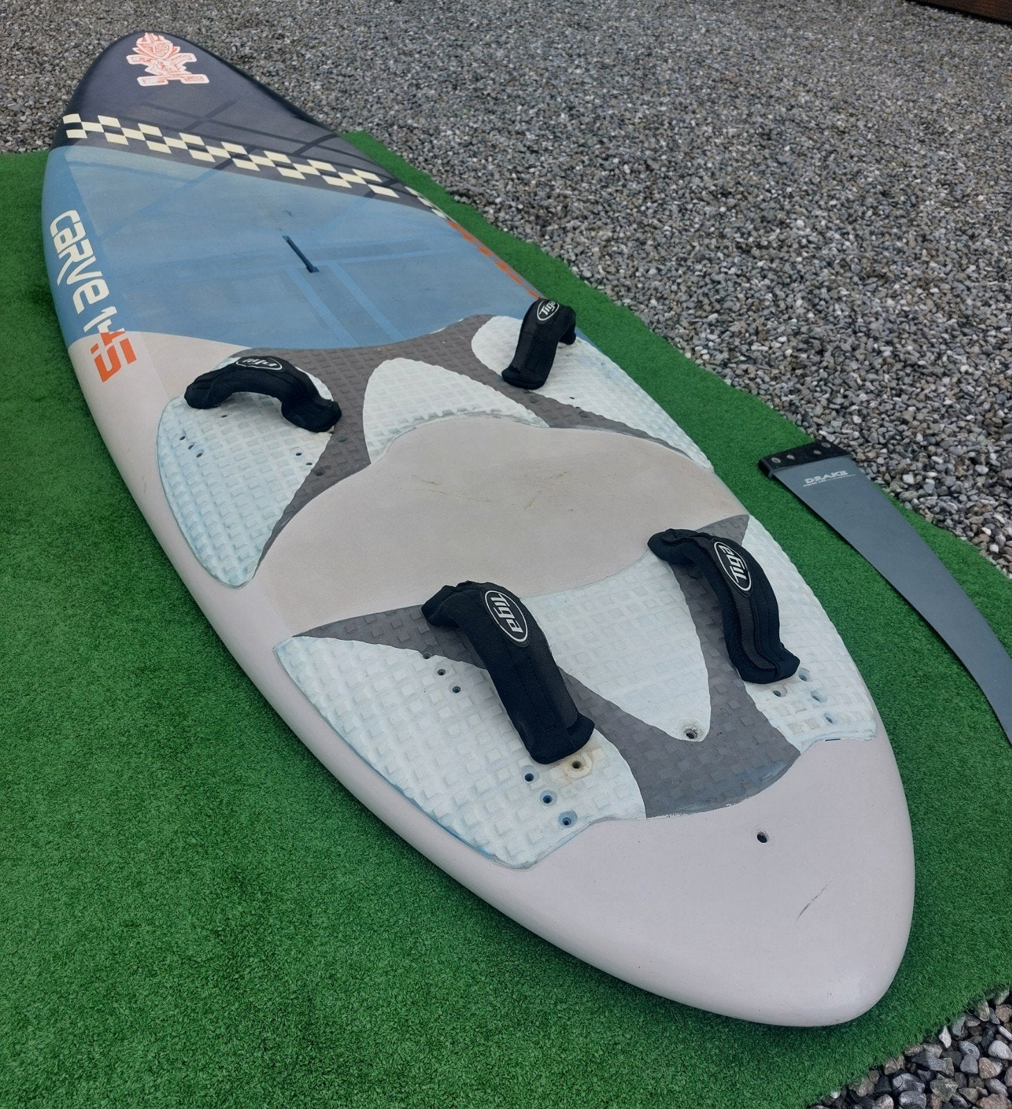 Starboard Carve 145 lit 260 cm x 78 cm met gratis Carve 111, Met voetbanden, 250 tot 300 cm, Gebruikt, Ophalen of Verzenden