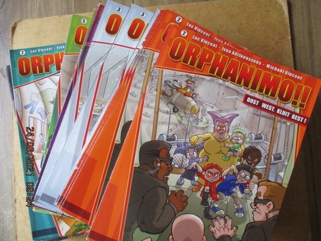 adv3690 orphanimo, Boeken, Eén stripboek, Ophalen, Gelezen