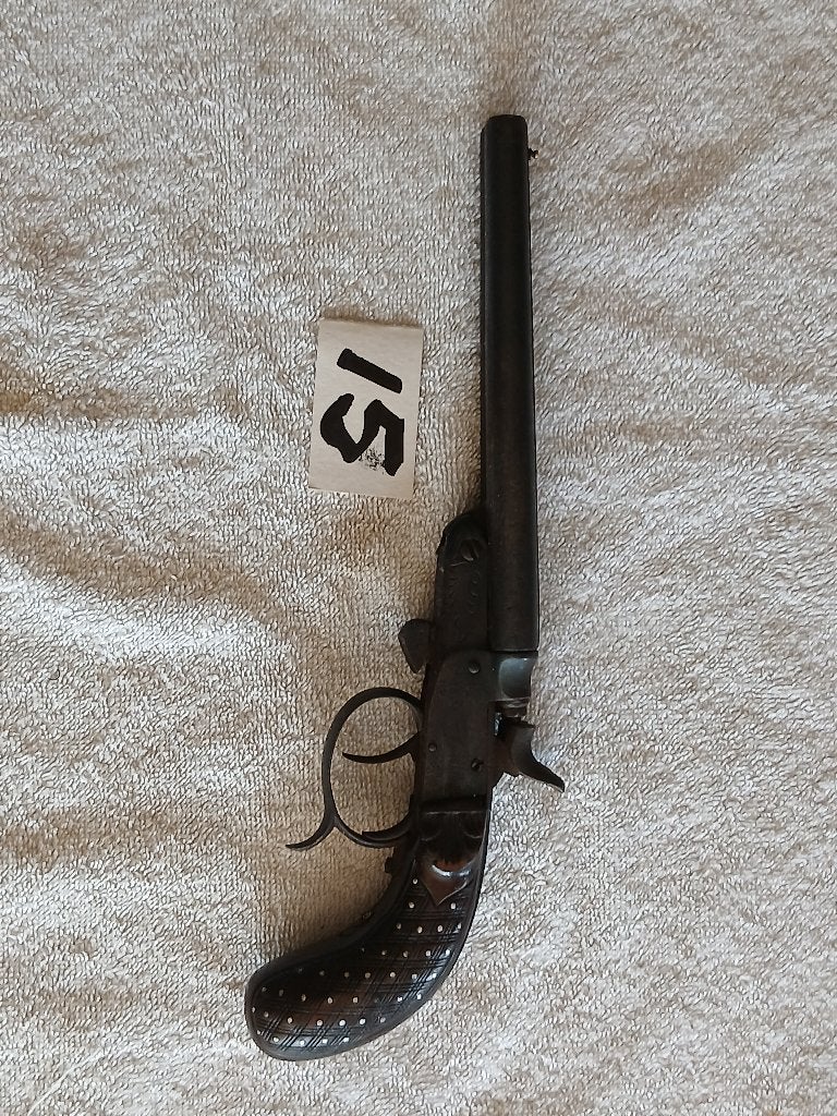 Antieke revolver, Verzamelen, Militaria | Algemeen, Ophalen, Landmacht, Nederland, Overige typen