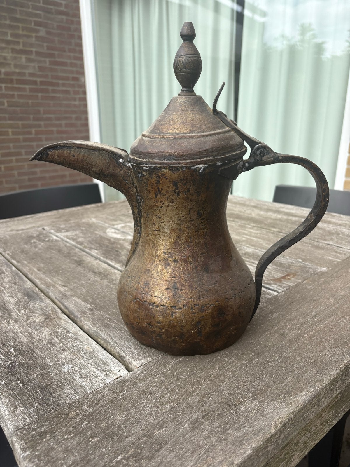 Antieke Arabische Dallah Koffiekan - Vintage Decoratie, Ophalen