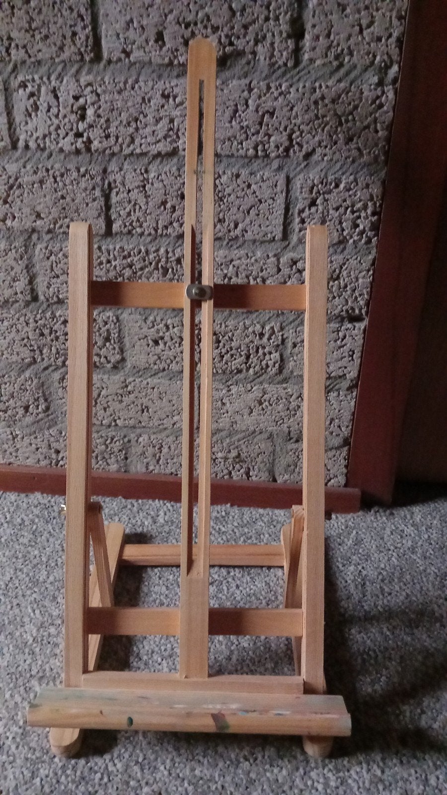 Houten schildersezel, tafelmodel, Hobby en Vrije tijd, Schilderen, Ophalen, Gebruikt, Ezel