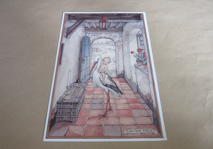 Anton Pieck ansichtkaart, Verzamelen, Verzenden, Nieuw, Overige typen