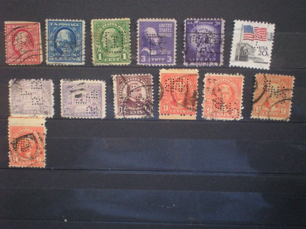 Amerika Perfins ( X 204), Ophalen of Verzenden, Noord-Amerika