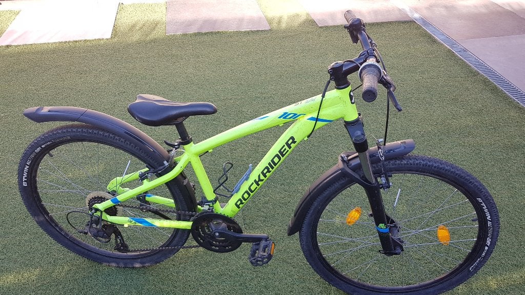 Fiets, Fietsen en Brommers, 22 inch, Gebruikt, Handrem, Schijfrem