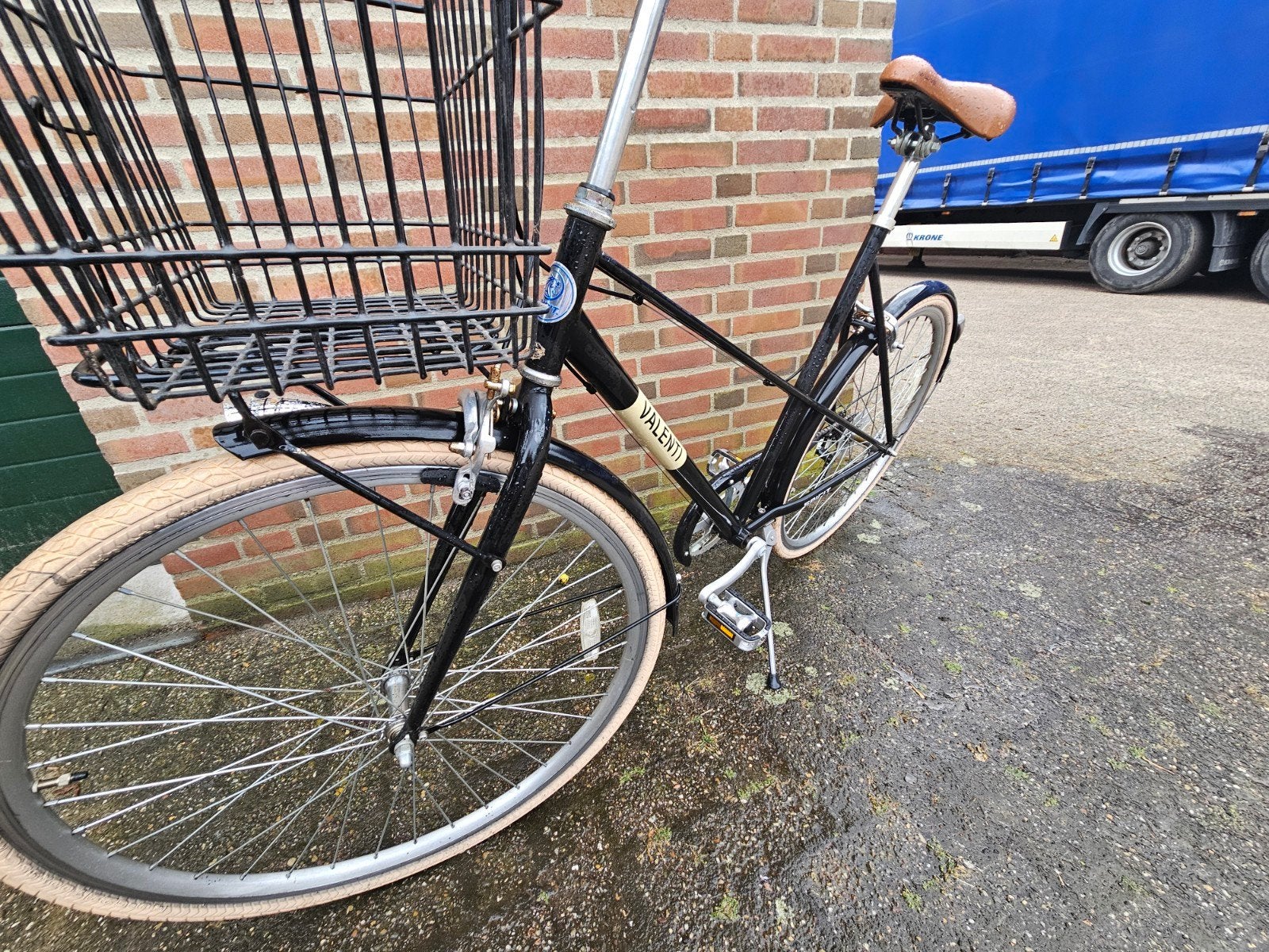 Spirit Valenti Damesfiets - Nieuwe Ketting, Remmen, Koplamp, Gebruikt, Velgrem, Versnellingen, Ophalen