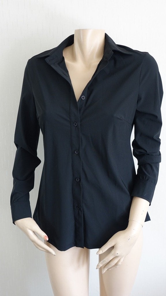 nieuw zwart travelbloesje van MOOIJ, Kleding | Dames, Verzenden, Zwart, Nieuw, Maat 36 (S)
