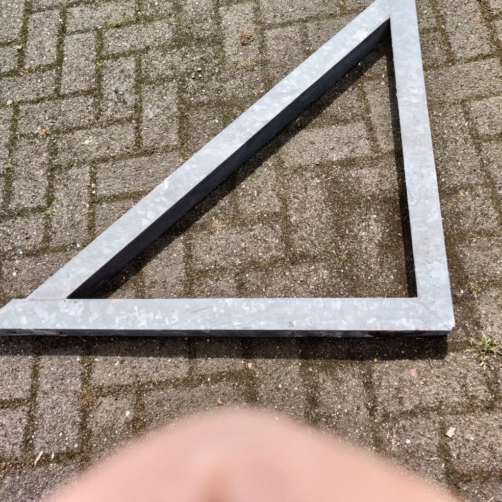 5 x zwaar gegalvaniseerde hoeken, Doe-het-zelf en Verbouw, IJzerwaren en Bevestigingsmiddelen, Ophalen, Gebruikt, 250 mm of meer