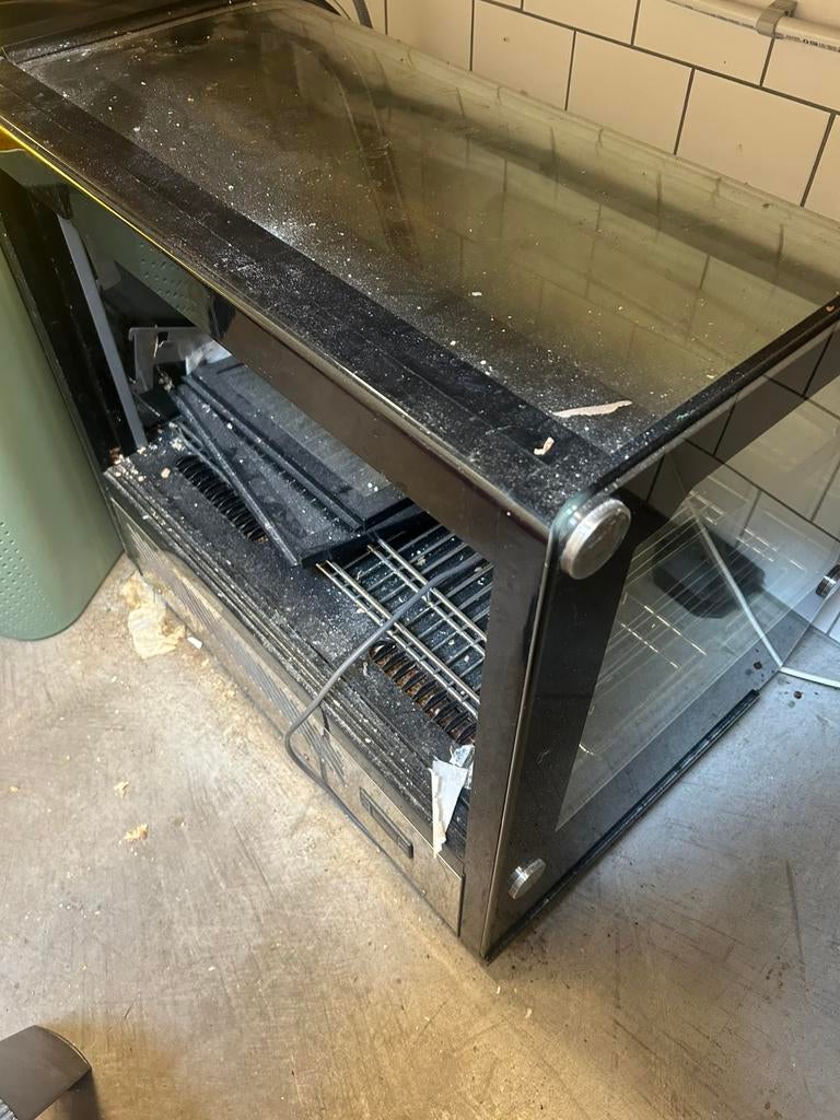 Gratis af te halen, vitrine (STUK), Huis en Inrichting, Ophalen, Gebruikt, 50 tot 100 cm, Minder dan 100 cm