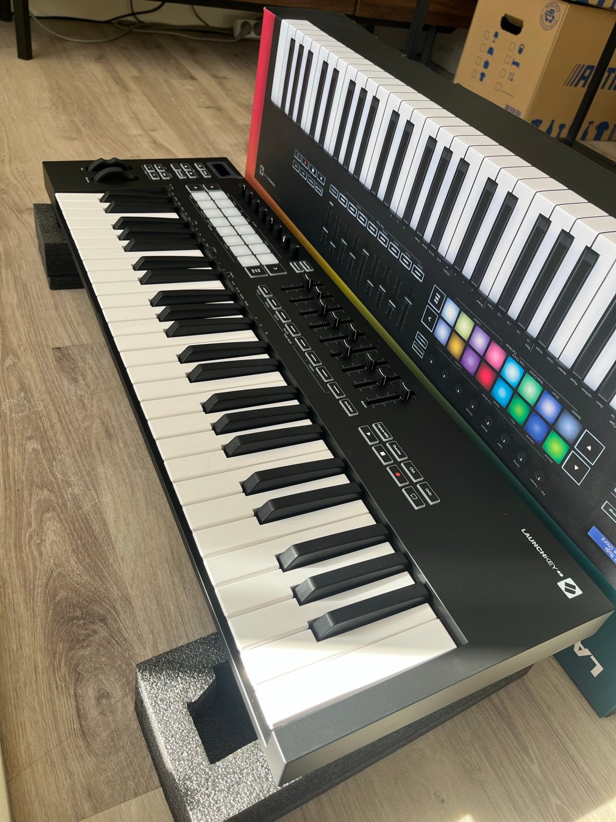 Novation Launchkey MK3 MIDI-keyboard - Nieuw in doos, Nieuw, Aanslaggevoelig, Ophalen, 49 toetsen