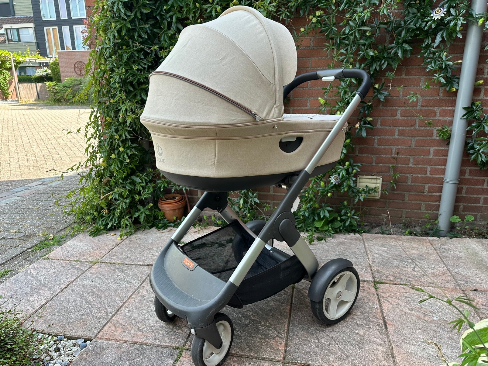 Stokke kinderwagen en buggy 2 in 1, Gebruikt, Verstelbare duwstang, Combiwagen, Ophalen