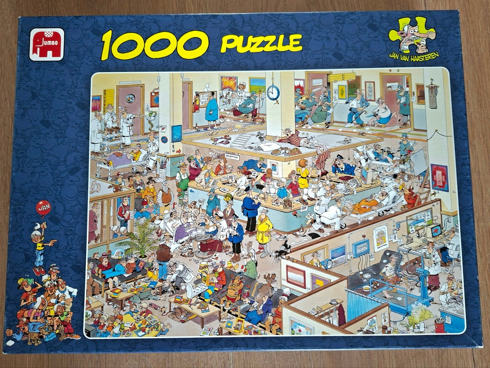 Jan van Haasteren 1000 stukjes puzzel - Get Well Soon!, Hobby en Vrije tijd, Denksport en Puzzels, Ophalen, 500 t/m 1500 stukjes