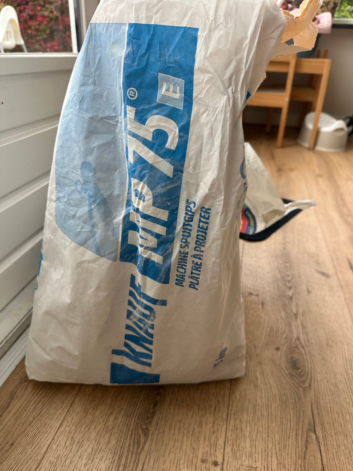 Knauf MP 75 Machine Spuitgips - 5 kg, Minder dan 5 liter, Ophalen, Gebruikt, Verf