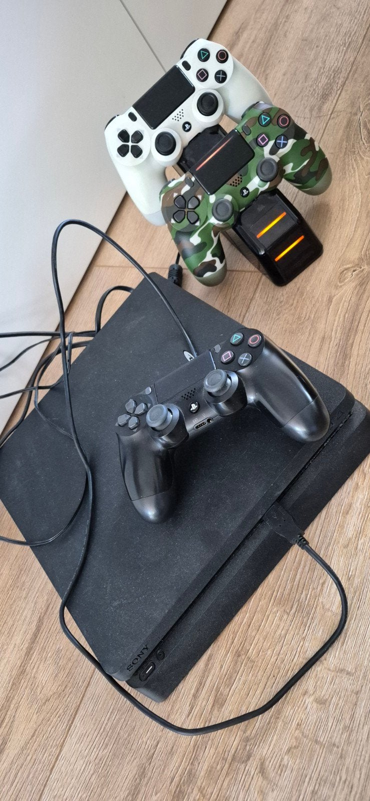 PlayStation 4 Slim 1TB met VR-set, 3 controllers & 20+ games, Ophalen, 1 TB, Met 3 controllers of meer, Slim