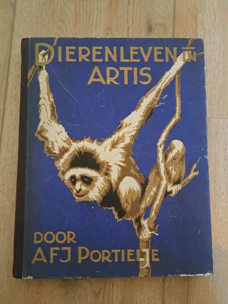 Zeldzaam Plaatjesboek Dierenleven in Artis uit 1939, Ophalen of Verzenden
