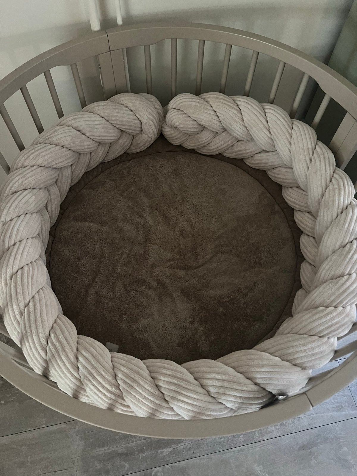 Boxbumper voor ronde box - diameter 90 cm, Kinderen en Baby's, Boxen, Ophalen of Verzenden, Zo goed als nieuw, Rond