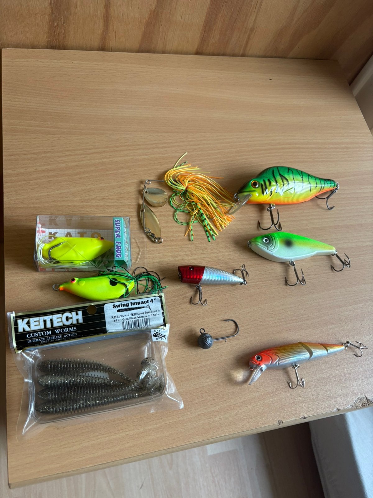 Divers kunstaas tekoop snoek/baars/snoekbaars, Ophalen of Verzenden, Zo goed als nieuw, Overige typen