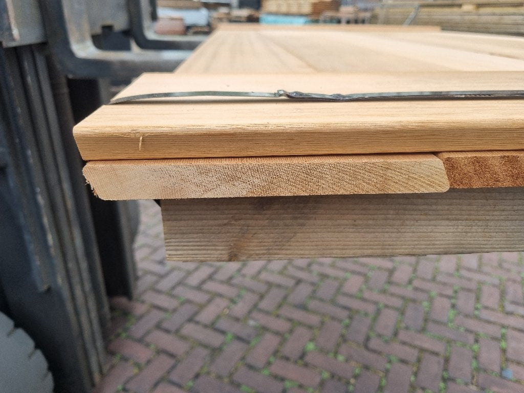 2.26 m2 Red Cedar Rhombus profiel - nr: RC246, Tuin en Terras, Palen, Balken en Planken, Ophalen, Nieuw, 180 tot 250 cm, Planken