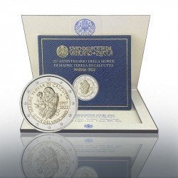2 Euro Vaticaan 2022 in BU Blister - Moeder Teresa, Verzenden, Vaticaanstad, 2 euro, Losse munt