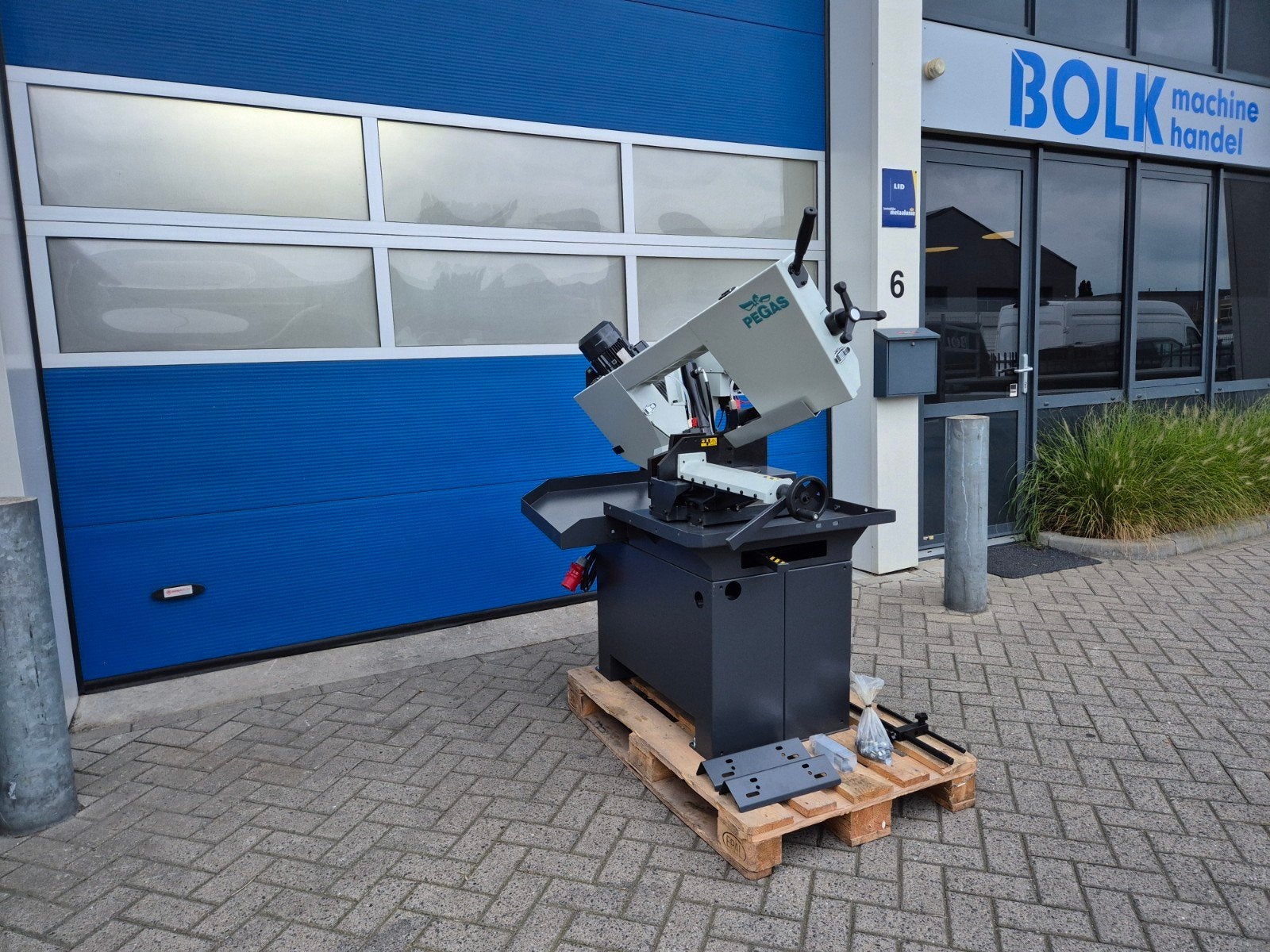 PEGAS 230X280 GH-LR Lintzaagmachine L+R verstek 380V NIEUW!, Ophalen of Verzenden, PEGAS, Info@bolkmachinehandel.nl, Tsjechië