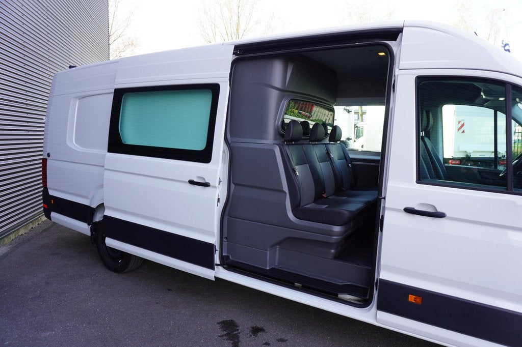 MAN TGE 180pk Automaat L5H3/L4H3 Dubbele cabine 6 persoons T, Auto's, Bestelauto's, Gebruikt, Zwart, 4 cilinders, MAN