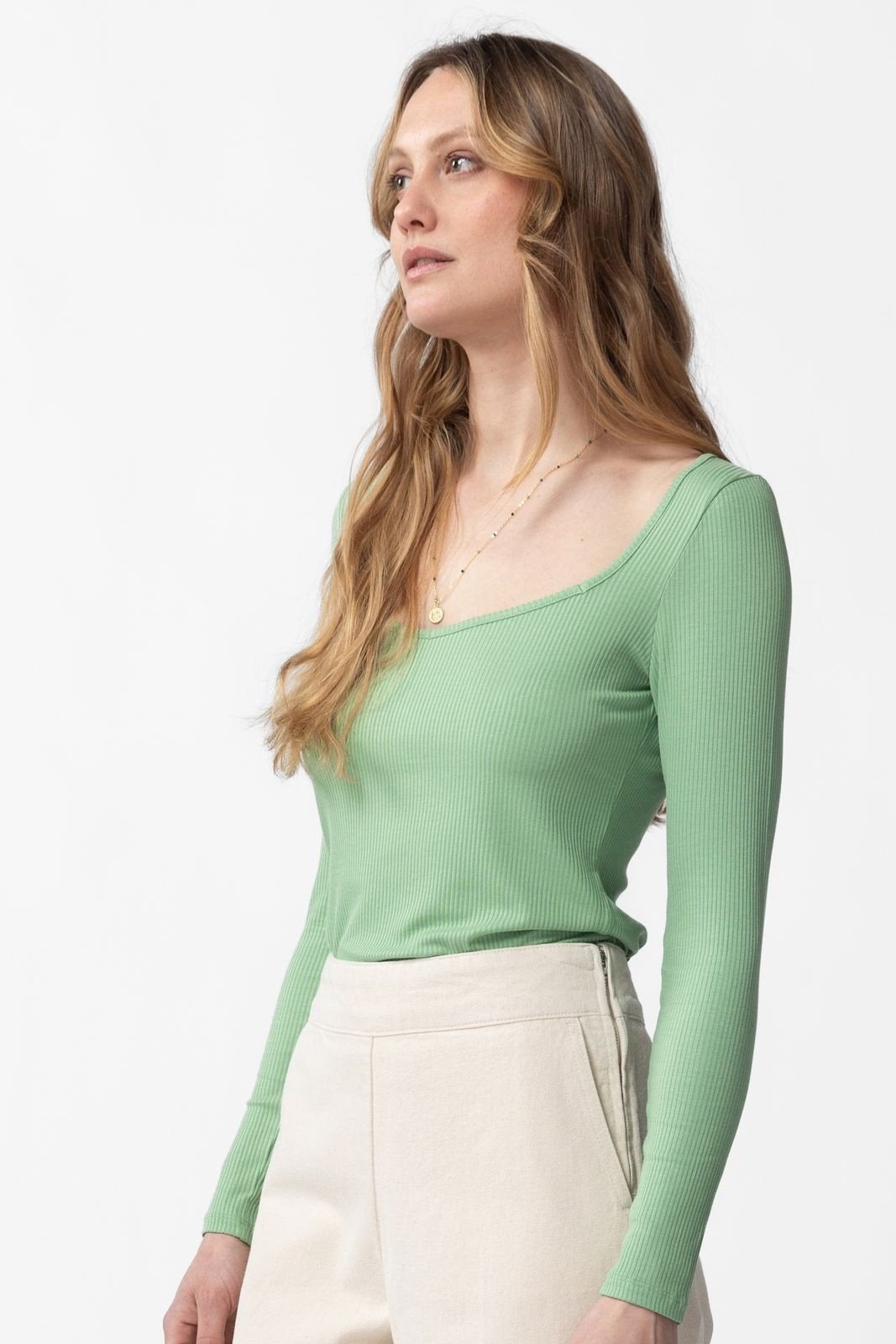 Mooie groene longsleeve Sissy Boy - Maat L, Maat 42/44 (L), Sissy-Boy, Ophalen of Verzenden, Zo goed als nieuw