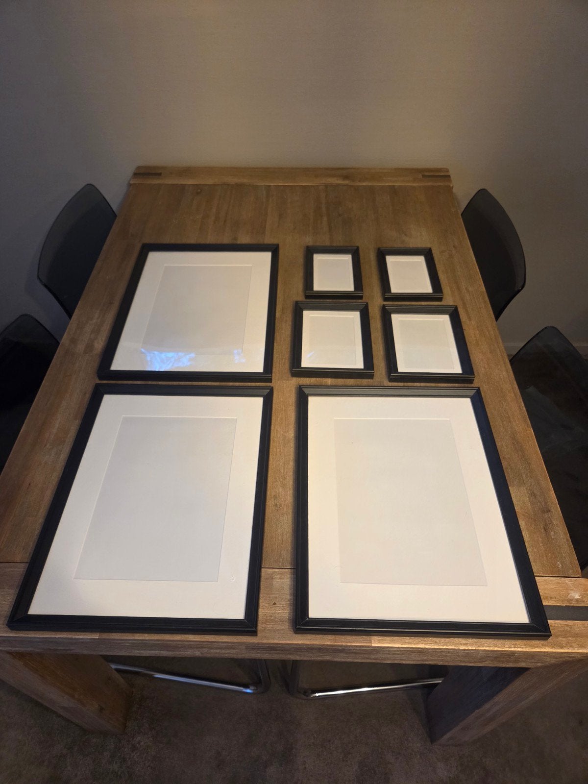 Set fotolijstjes, bijna gratis, Audio, Tv en Foto, Fotografie | Fotolijsten, Ophalen, Met glas, Hout, Standaard fotolijst