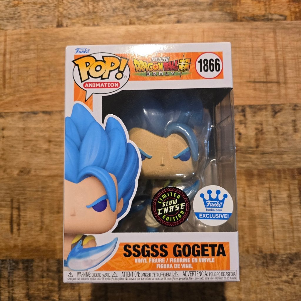 Funko Pop SSGSS Gogeta CHASE #1866 te koop!, Ophalen of Verzenden, Zo goed als nieuw