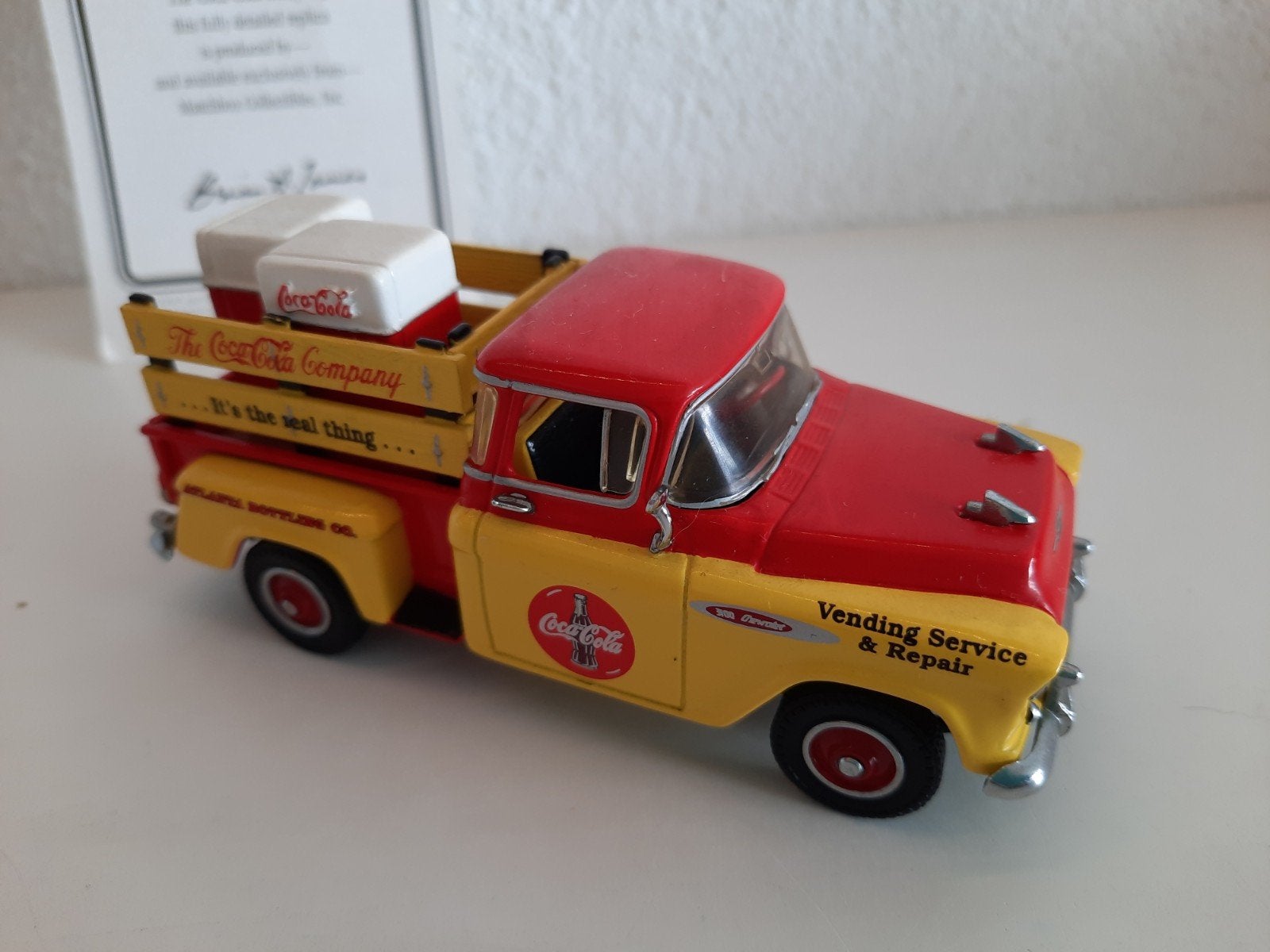 Matchbox Collectibles Coca-Cola 1957 Chevy Truck, Ophalen of Verzenden, Zo goed als nieuw, Bus of Vrachtwagen, Matchbox