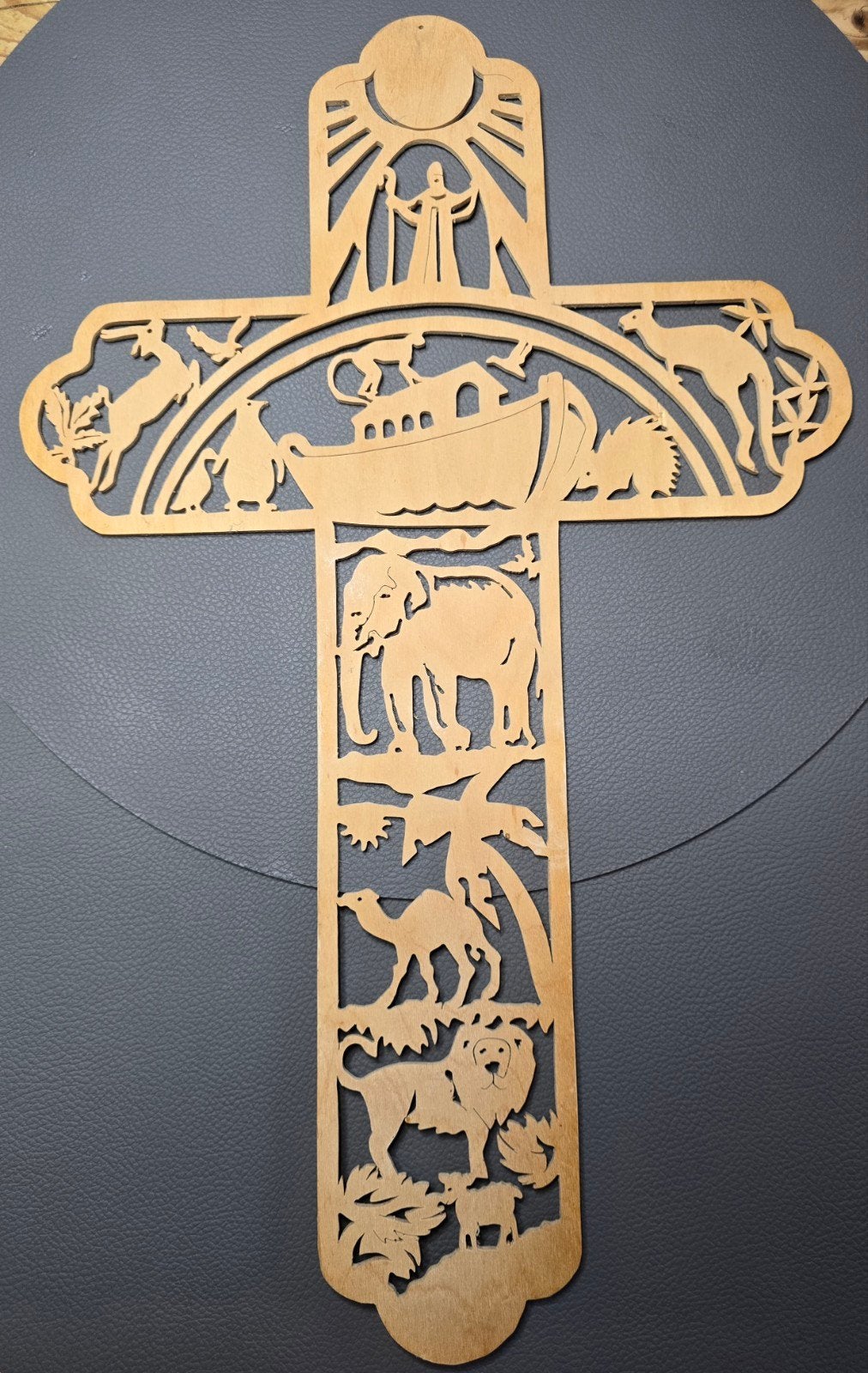 Houten raamhanger Ark van Noach, Antiek en Kunst, Ophalen of Verzenden