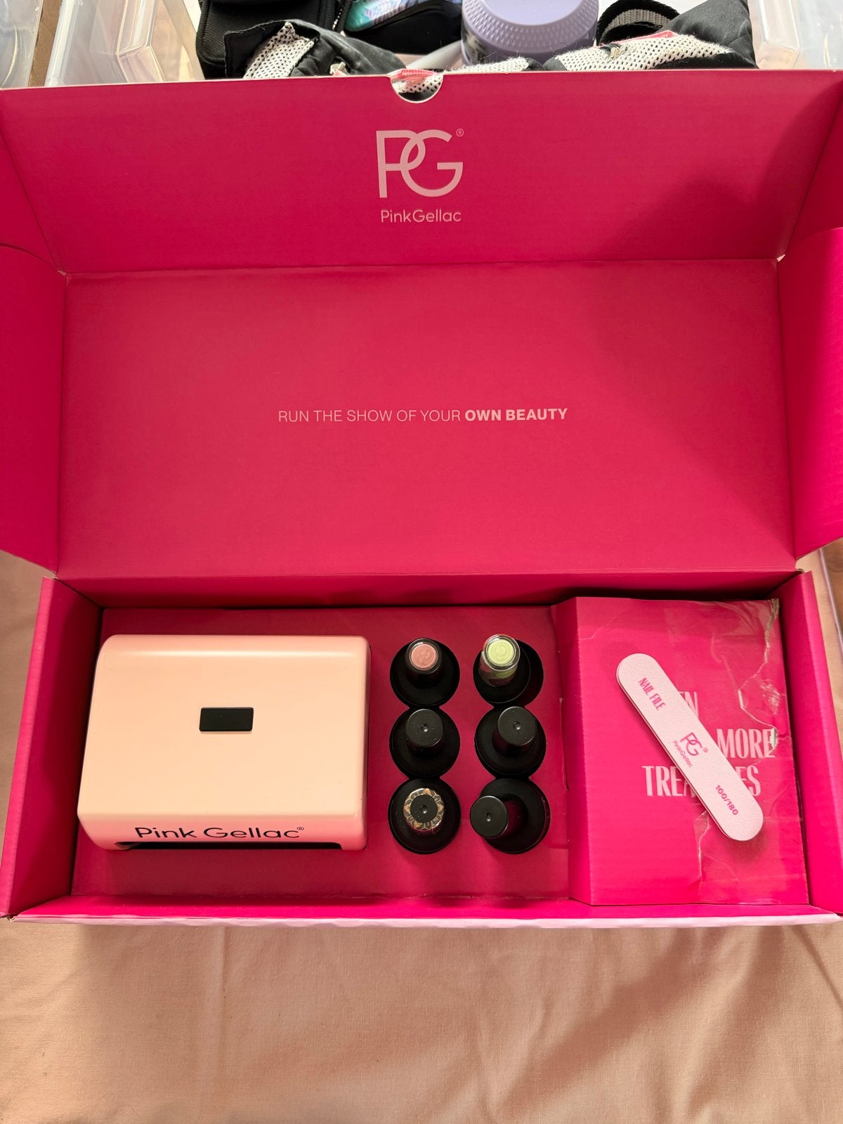 Pink Gellac Starterspakket met Extra Kleuren, Ophalen of Verzenden, Zo goed als nieuw, Overige typen