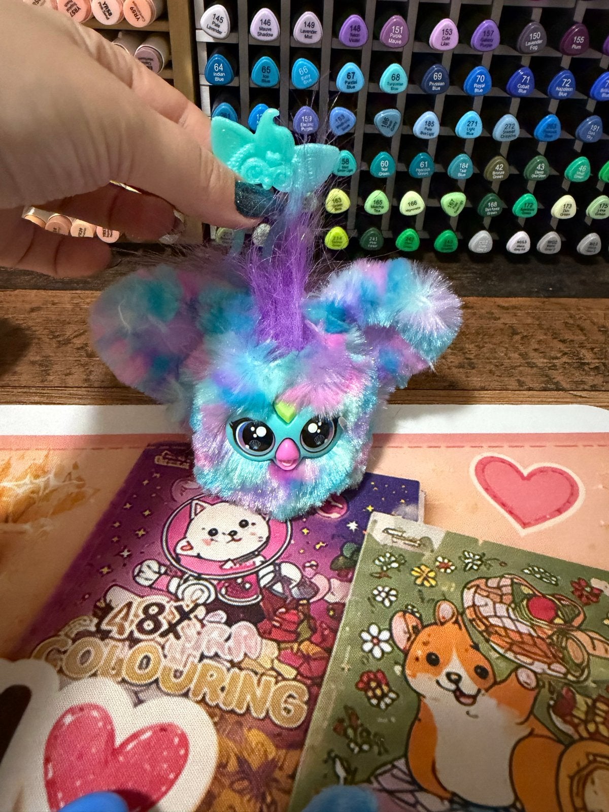 Furby sleutelhanger - Kleurrijk en zacht, Overige karakters, Overige typen, Ophalen of Verzenden, Zo goed als nieuw
