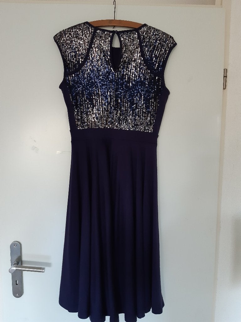 Dames Gallajurk maat 36/38 boutique6, Boutique, Blauw, Ophalen of Verzenden, Zo goed als nieuw