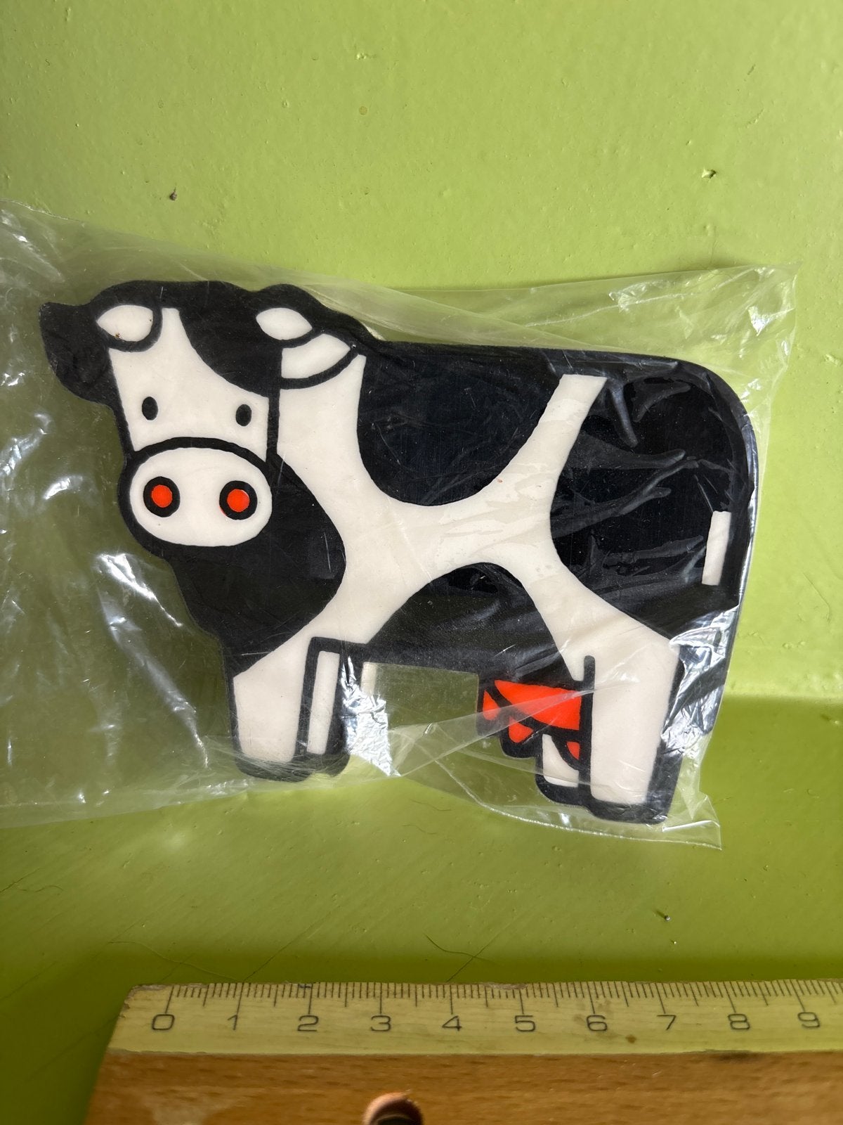 Vintage Nijntje Koe piepbeest - Made in GT. Britain 1972, Ophalen of Verzenden, Nieuw, Boerderijdier, Overige typen