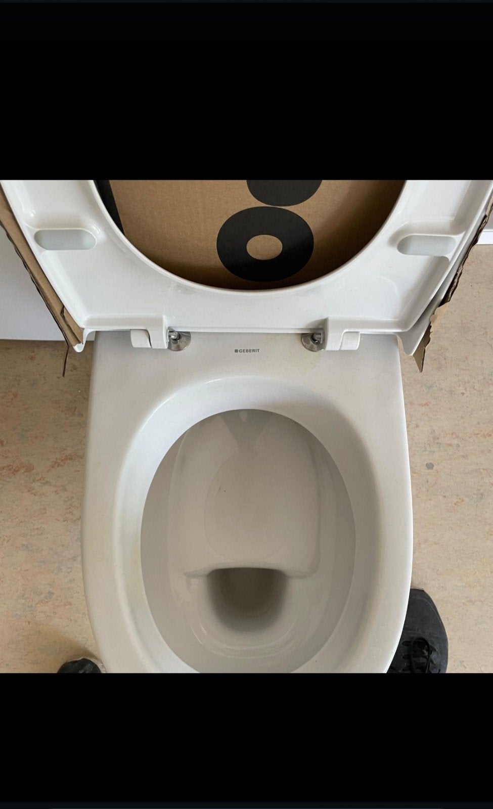 gerberit wcpot,bril& stortbak, Doe-het-zelf en Verbouw, Sanitair, Ophalen, Nieuw, Toilet