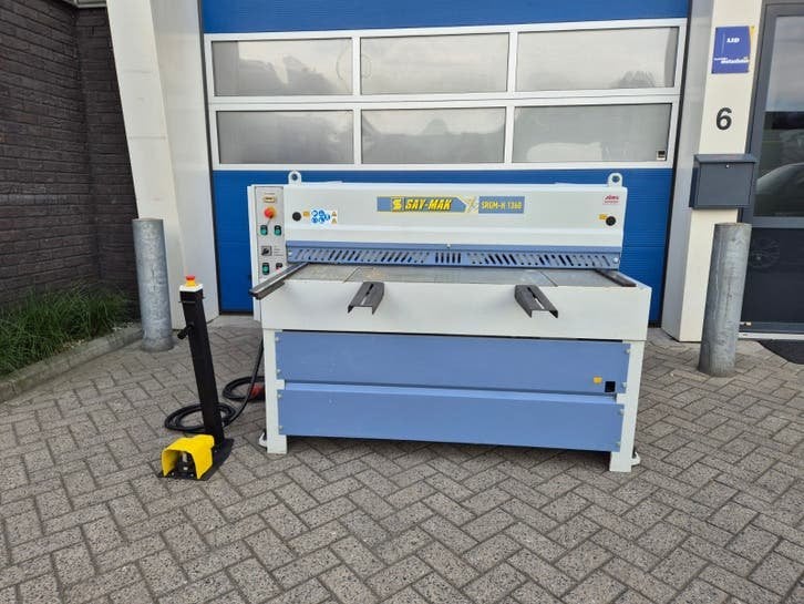 SAY-MAK SRGM-H 1360x3 (JORG) Plaatschaar 380V Nette staat!, Ophalen of Verzenden, SAY-MAK, Info@bolkmachinehandel.nl, Holland
