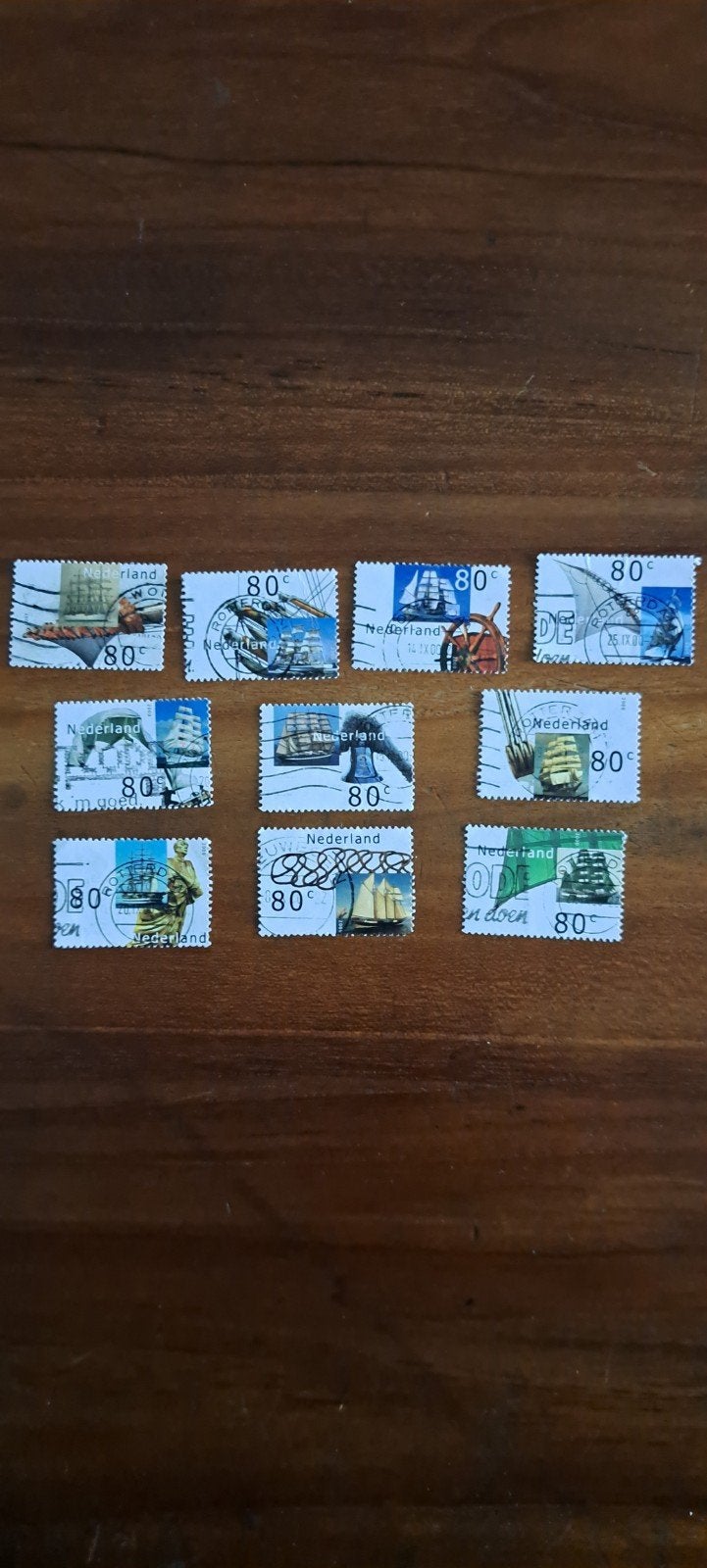 Serie Sail 2000 Amsterdam. Gestempeld. 2000 ., Postzegels en Munten, Postzegels | Nederland, Ophalen of Verzenden