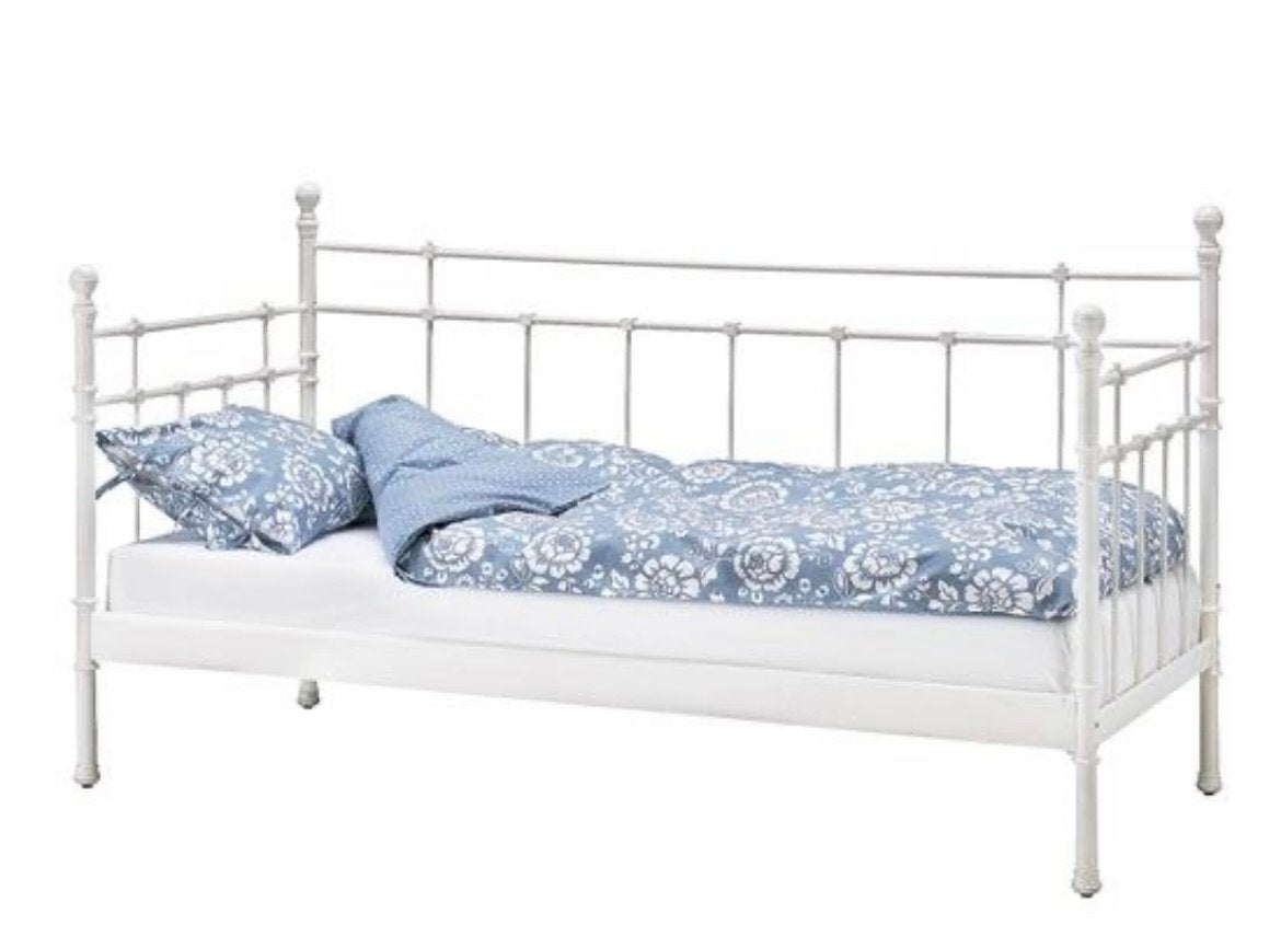 Gratis af te halen in Etten-Leur: Ikea Tromsnes bedbank, Ophalen, Eenpersoons, Wit, Zo goed als nieuw