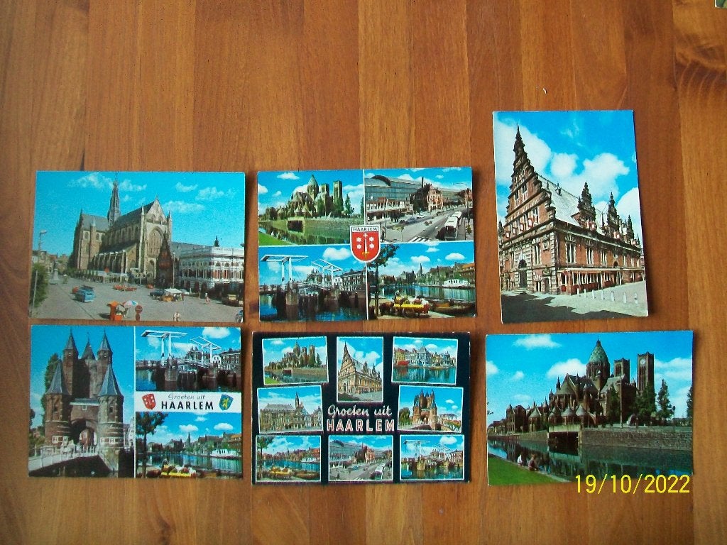 Ansichtkaarten Haarlem ( Jaren 70), Verzenden, 1960 tot 1980, Ongelopen, Noord-Holland