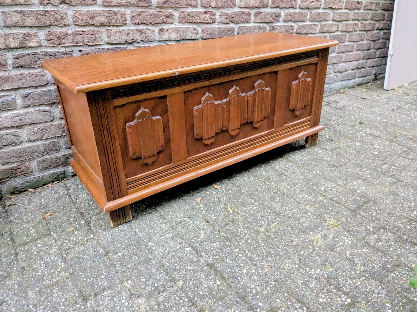 dekenkist speelgoedkist zitbankje vintage, Ophalen
