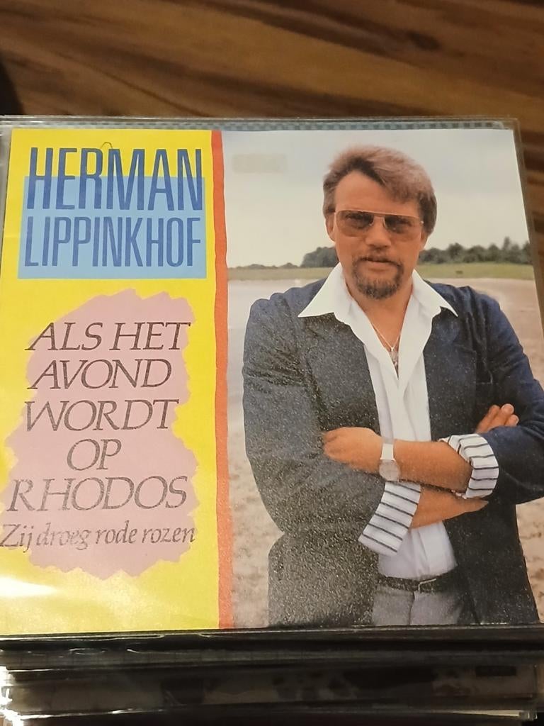 HERMAN LIPPINKHOF als het avond word op rhodos, Ophalen of Verzenden, Zo goed als nieuw, Overige formaten, Levenslied of Smartlap